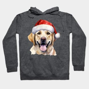 Yellow Lab: Santa Hoodie